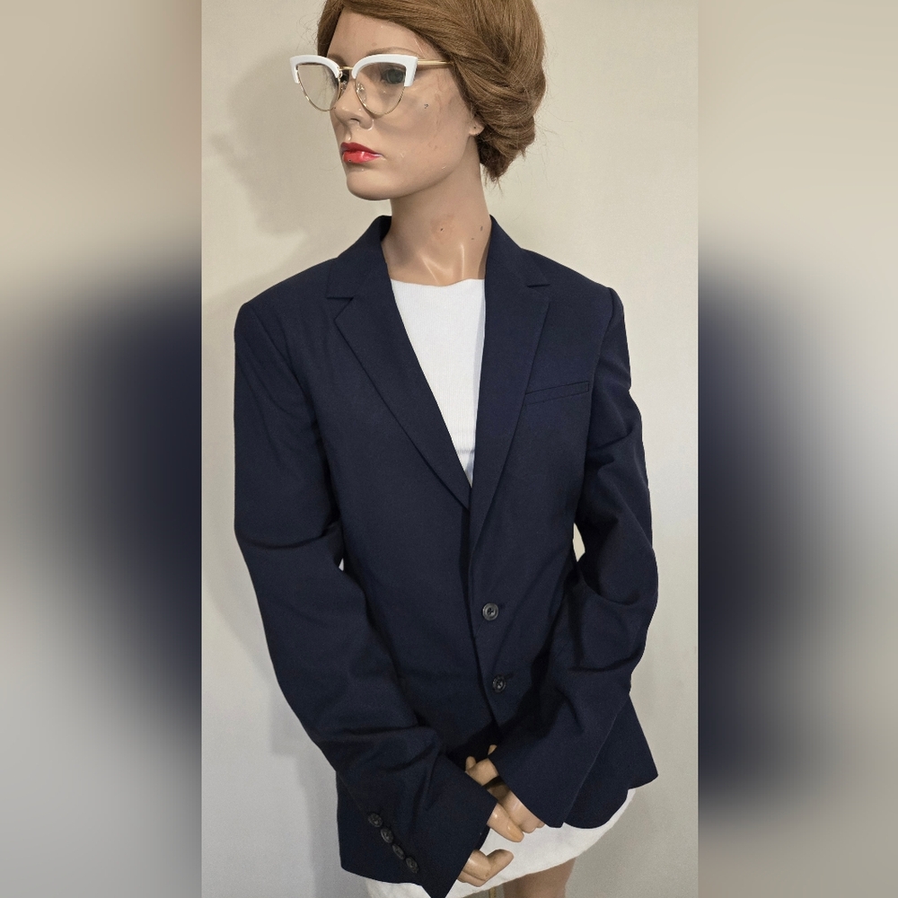 Calvin Klein Navy Blue Unisex Blazer. Slim Fit. NEW WITH TAGS. - Picture 3 of 9
